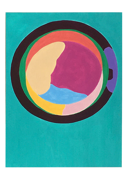 Anxious Pachinko Aqua archival art print Snowden Flood