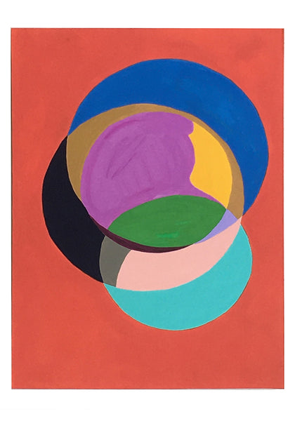 Anxious Pachinko Red archival art print Snowden Flood