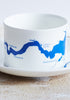 DETAIL Thames cup & saucer in blue - Snowden Flood