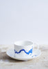 Thames cup & saucer in blue - Snowden Flood