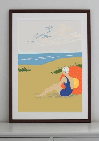 Beach Lady Print (various sizes)