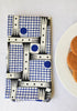 Bessie Blue/Black Napkin