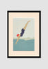 Diving Lady Print Snowden Flood www.snowdenflood.com Snowden Flood Oxo Tower Store