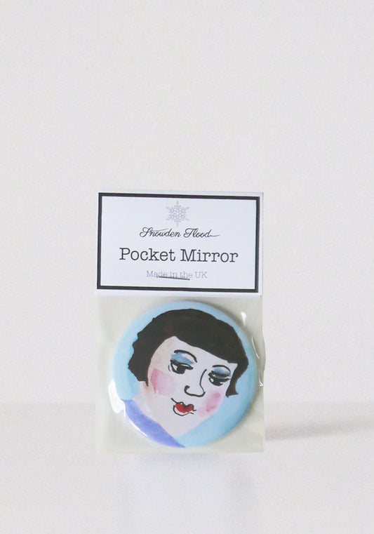 Edith Painted Lady pocket mirror www.snowdenflood.com