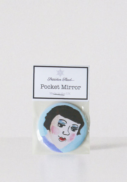 Painted Lady Pocket Mirror - Edith