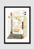 Gayfere Art Print - Snowden Flood Oxo Tower Shop - www.snowdenflood.com