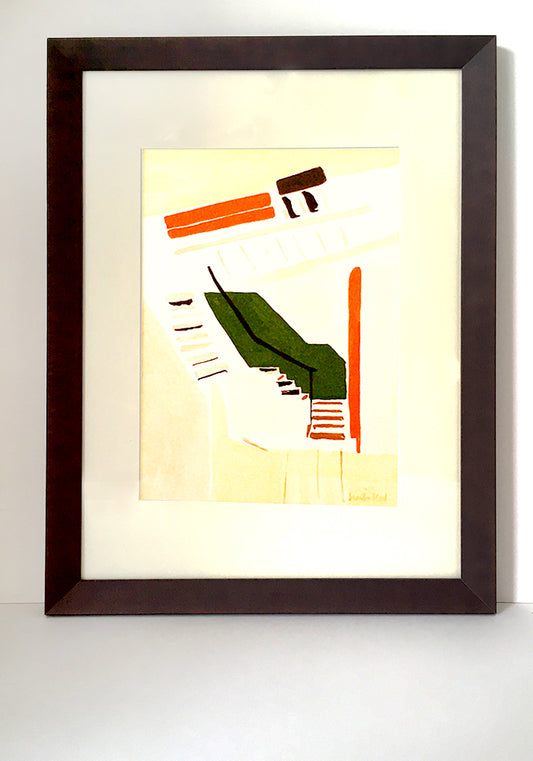 Snowden Flood Original Art work Gran Canarias painting gouache