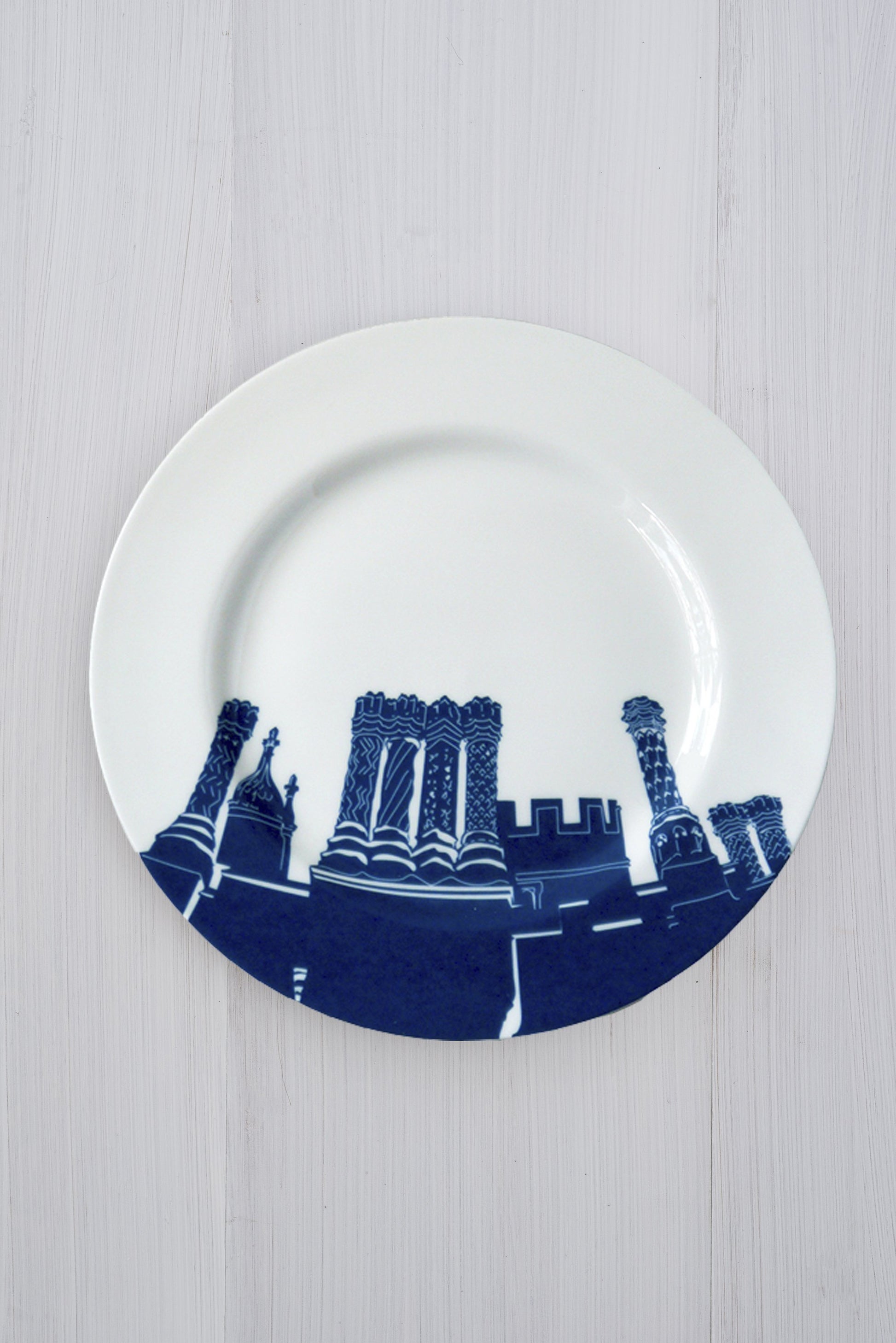 Snowden Flood Dinner Plate Hampton Court Palace Chimneys www.snowdenflood.com