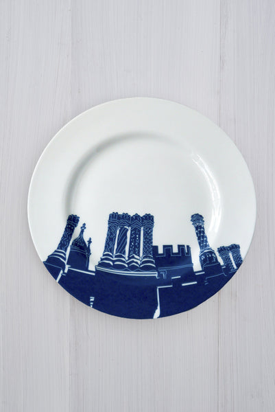 Snowden Flood Dinner Plate Hampton Court Palace Chimneys www.snowdenflood.com