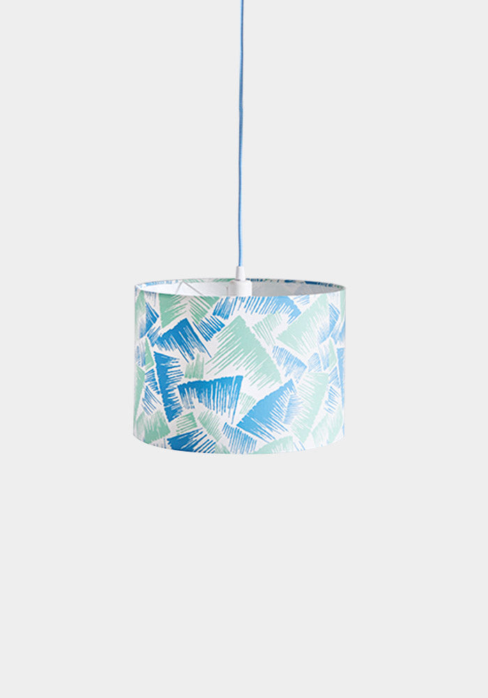Ira Mint/Blue Lampshade - Snowden Flood Shop - www.snowdenflood.com