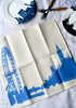 London Eye Blue & white linen napkins
