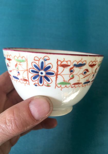 Beautiful 18th Century porcelain tea bowl www.snowdenflood.com