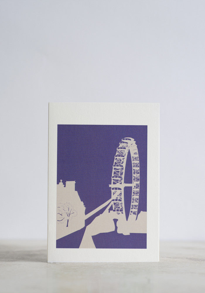 London Eye Greeting Card  - Snowden Flood shop