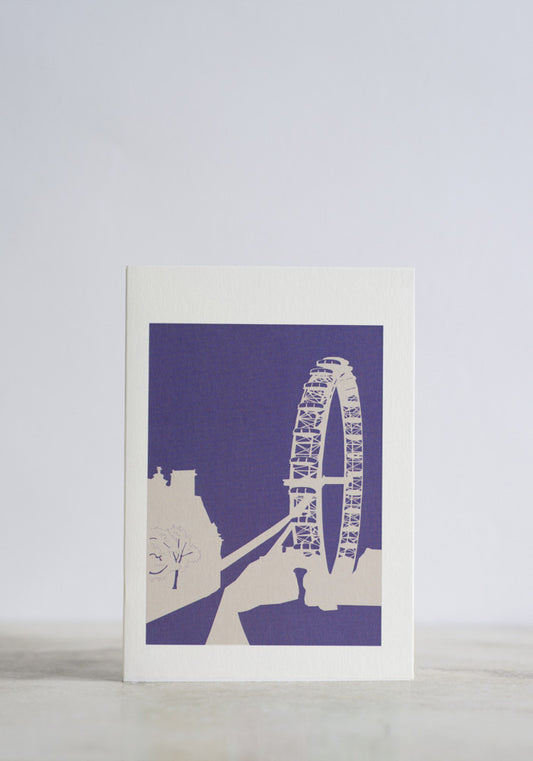 London Eye Greeting Card  - Snowden Flood shop