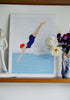 Diving Lady Print Snowden Flood www.snowdenflood.com Snowden Flood Oxo Tower Store