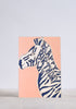 Birthday Zebra Greeting Card