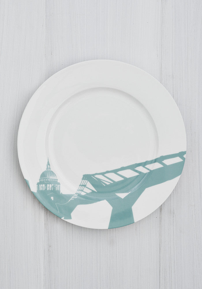 Snowden Flood River Series London Landmark St.Paul's Dinner Plate www.snowdenflood.com