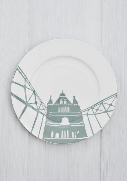 Tower Bridge Dinner plate - Snowden Flood www.snowdenflood.com     